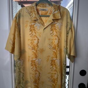 Tommy Bahama Yellow Tropical Men's Shirt